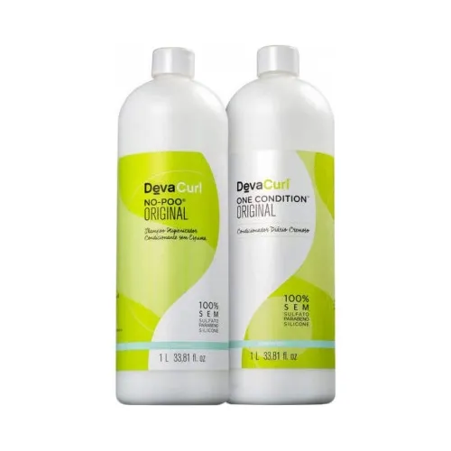 Kit Deva Curl Sh Noo-poo 1l + Condicionador One Condition 1l