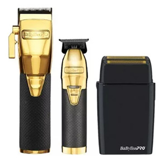 Combo Babylisspro Recortadora Perfiladora Shaver Gold Fx Combo Babylisspro Recortadora Perfiladora Shaver Gold Fx