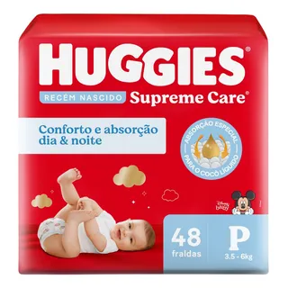 Fralda Supreme Care Fralda 48 Unidades P Huggies Fralda Supreme Care Fralda 48 Unidades P Huggies