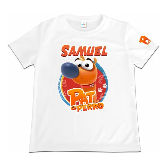 Franela Camisa Para Niño Niña Mi Perro Pat En Poliester