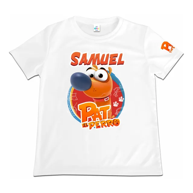 Franela Camisa Para Niño Niña Mi Perro Pat En Poliester