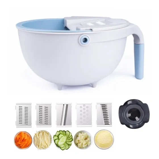 Rallador Rebanador Vegetales  Frutas Colador Gourmet Chef 