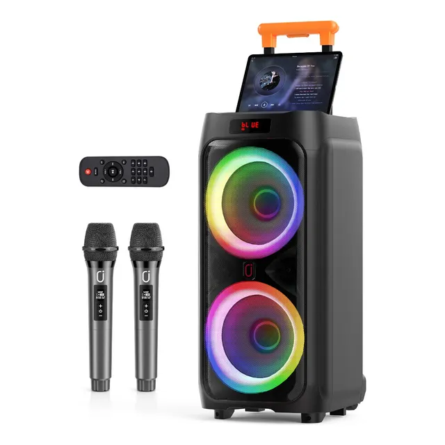 Jyx T9 Karaoke Portátil, Ruedas,exterior,2 Mics Inalámbricos