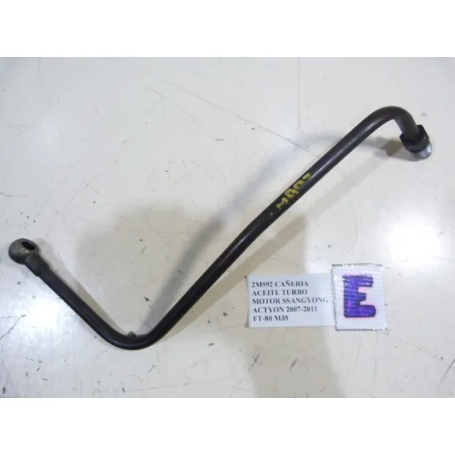 Cañeria Aceite Turbo Motor Ssangyong Actyon 2007-2011