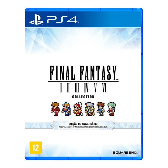 Jogo Final Fantasy I Vi Pixel Midia Fisica Ps4