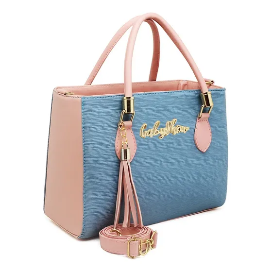 Bolsas Feminina Bicolor Transversal Moderna Barata Promoção