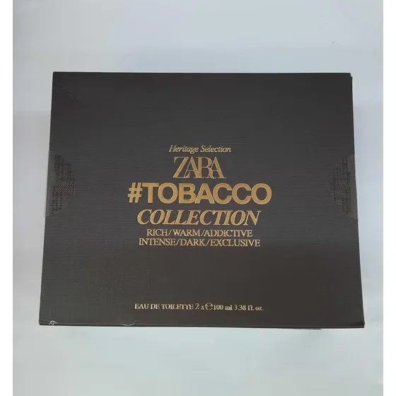 Perfume Zara Tobacco Collection X 100 ml, volume unitário duplo de 200 ml