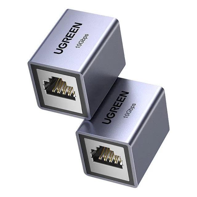 Conector extensor Splice Rj45 de 10 Gb/s Cat5/6/7/8 Giga Ugreen