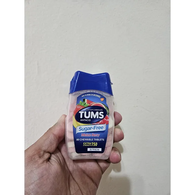 Tums Antiacid Ultra Sem Açúcar 80 Comprimidos Mastigáveis