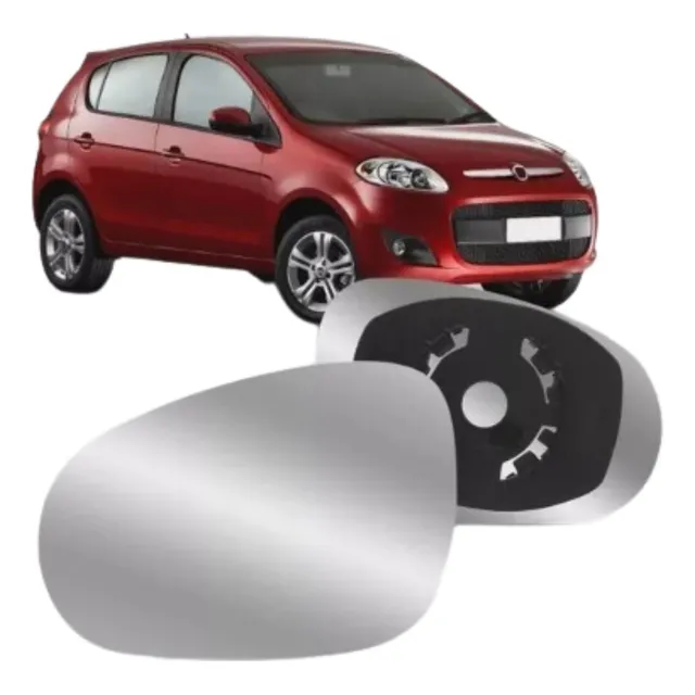 Lente Retrovisor Palio Atractive 12/16  Convexa + Base / Le