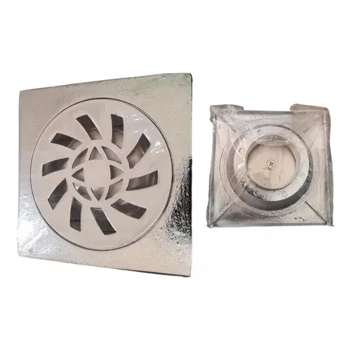 Rejilla Desague 2  Cromada C/tapa Saco X 3 Und