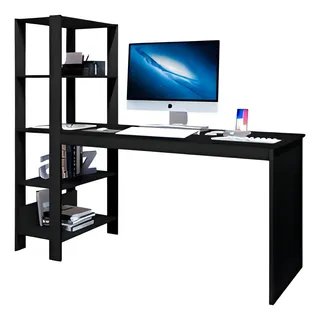 Escrivaninha Art Panta Artemis Mdp De 120cm X 135cm X 47cm Preto Escrivaninha Art Panta Artemis Mdp De 120cm X 135cm X 47cm Preto