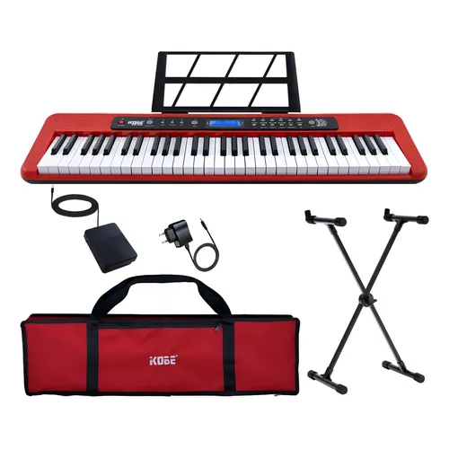 Teclado musical Roland Go:Keys GO-61K 61 teclas vermelho