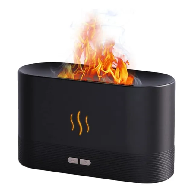 Humidificador Difusor Aromatizador Ultrasónico Efecto Fuego