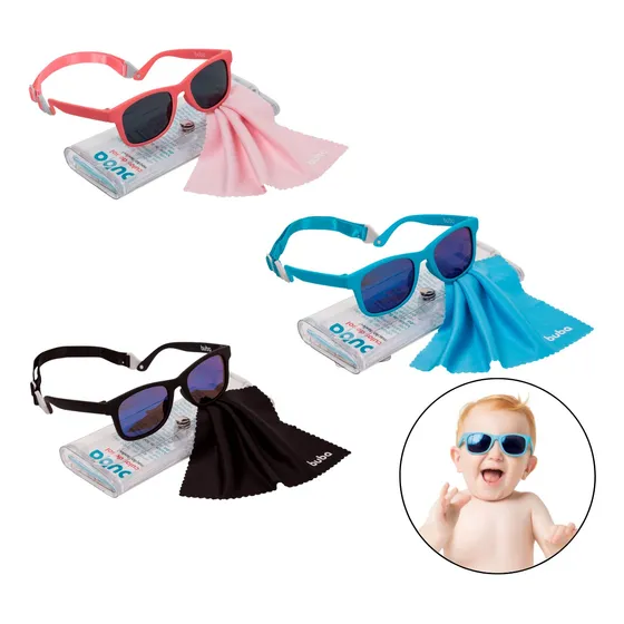 Óculos De Sol Buba Bebê Com Alça Ajustável Proteção Uva Uvb 