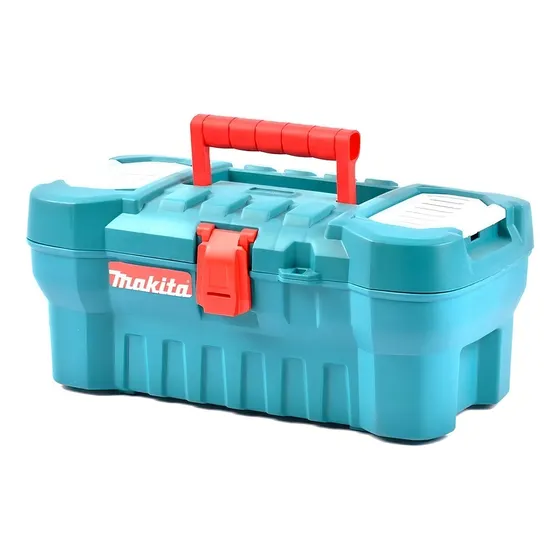 Caja De Herramientas Makita De 16 Broche Plastico Color Turquesa