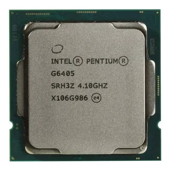 Procesador Intel Pentium Gold G6405 BX80701G6405 de 2 núcleos y 4.1GHz de frecuencia con gráfica integrada
