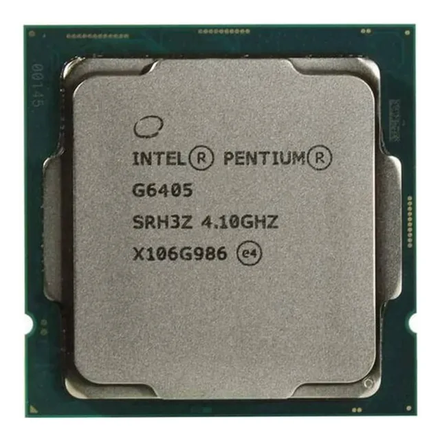 Procesador Intel Pentium Gold G6405 BX80701G6405 de 2 núcleos y 4.1GHz de frecuencia con gráfica integrada