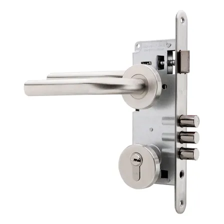 Cerradura Embutida Yale Firenze B60 Oficina Color Inox