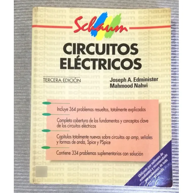 Libro De Circuitos Eléctricos Serie Edminister Schaum