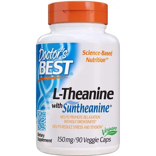 L Theanine L Teanina Premium Salud Emocional 150 Mg 90 Caps Sabor Sin Sabor