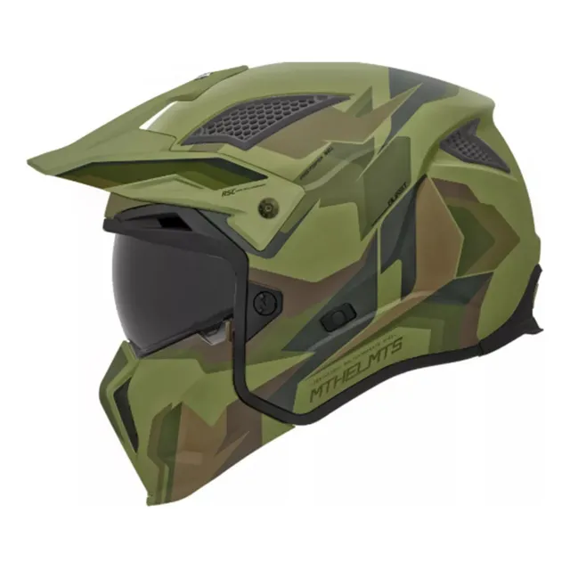 Casco Moto Abierto Mt Streetfighter Darkness - Fas Motos
