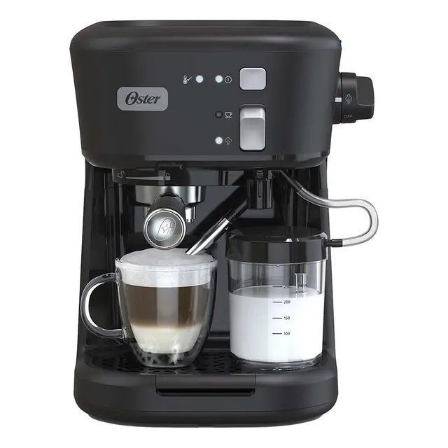Cafetera Profesional Para Espresso Cappuccino Negra Oster