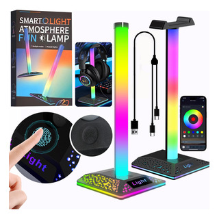 Barra Luz Tiras Luces Led Cuarto Rgbic Neon Bluetooth 2pcs Barra Luz Tiras Luces Led Cuarto Rgbic Neon Bluetooth 2pcs