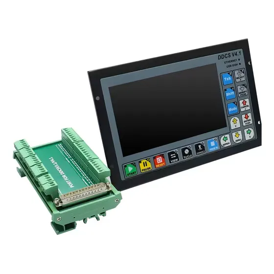 Controlador Comando Cnc 4 Eixos Fresadora Hltnc Ddcs