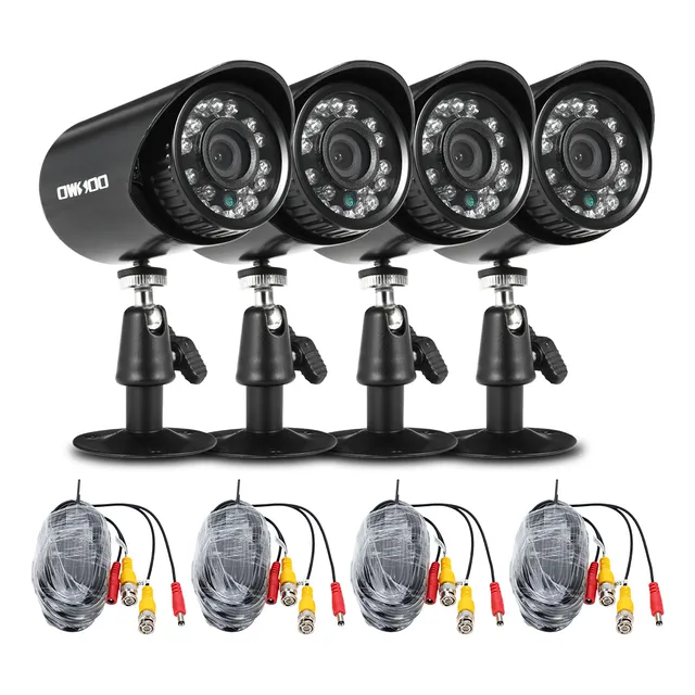 Kit De Cámara Cctv, Sistema De Cámara Por Cable, Soporte Noc