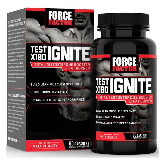Amplificador De Testosterona Total Force Factor Test X180 Ig