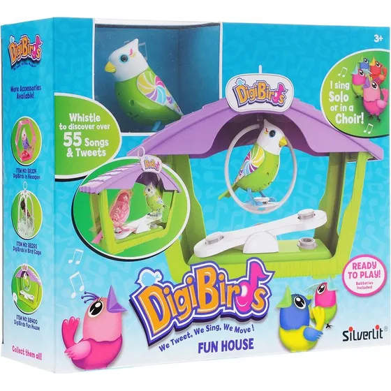 Juguete De Pajaro Interactivo Musical Movimiento Digibirds