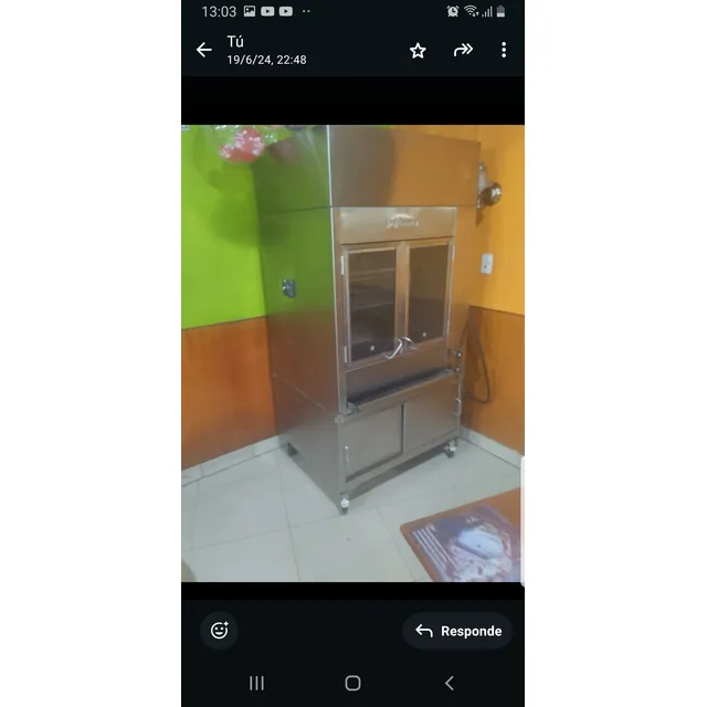 Asador Industrial De Pollos, A Gas Y Carbon