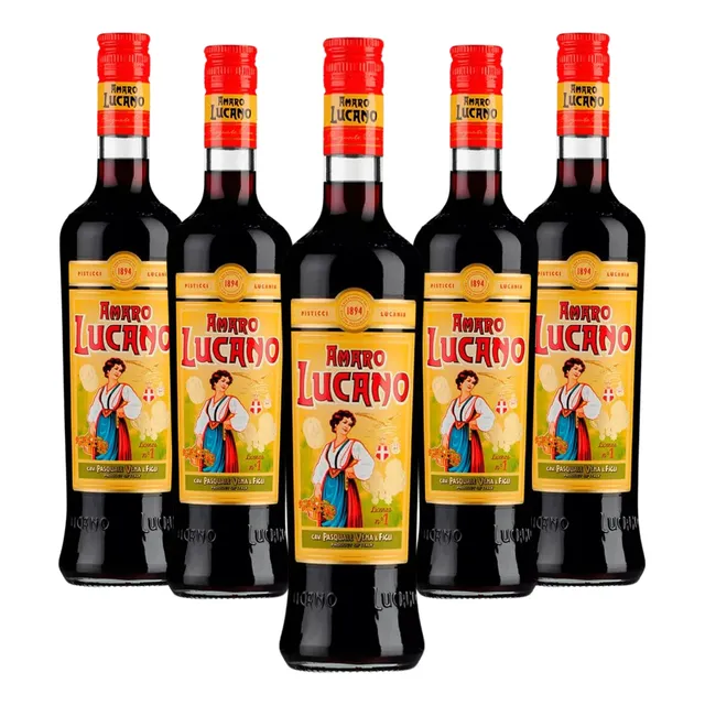 Licor Hierbas Lucano Amaro 700 Ml Pack X6 Botellas Promo Trx