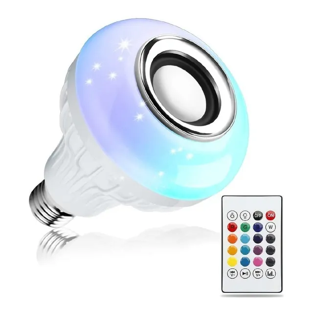 Bombillo Parlante Con Bluetooth Multicolores Mas Control 