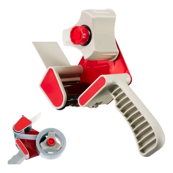 Aplicador Suporte De Fita Adesiva Larga 50mm Empacotamento Cor Vermelho