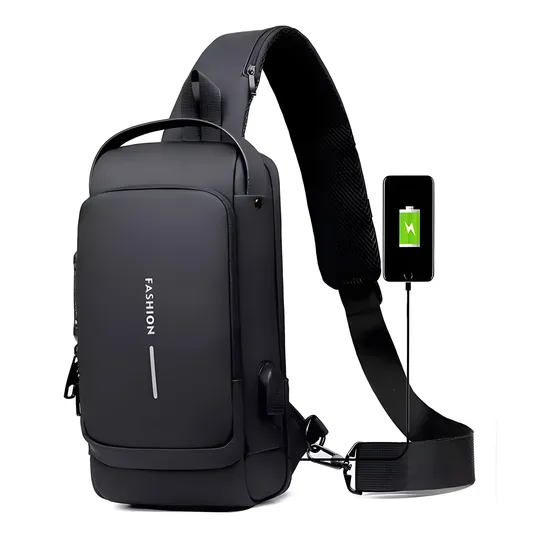 Bolso Carriel Antirrobo Canguro Deportiva Kanguro Pechera
