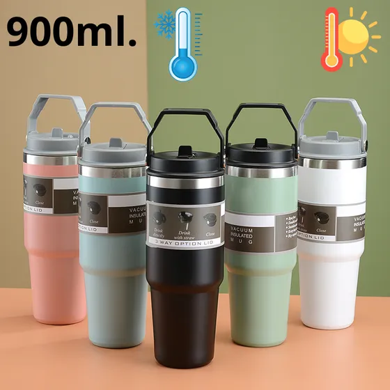 Termo / Vaso Termico De Acero Inoxidable 900ml 3491