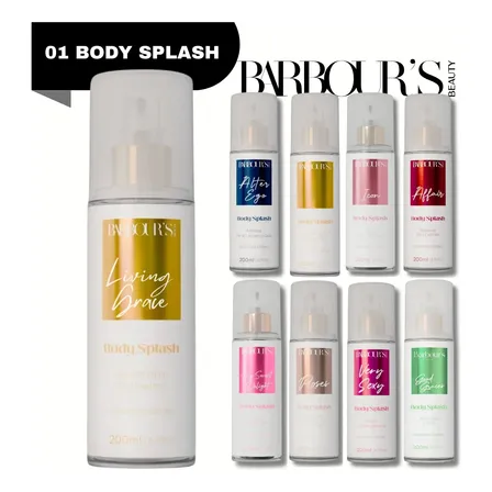 Body Splash Barbours Beauty Original Linha Completa 200ml