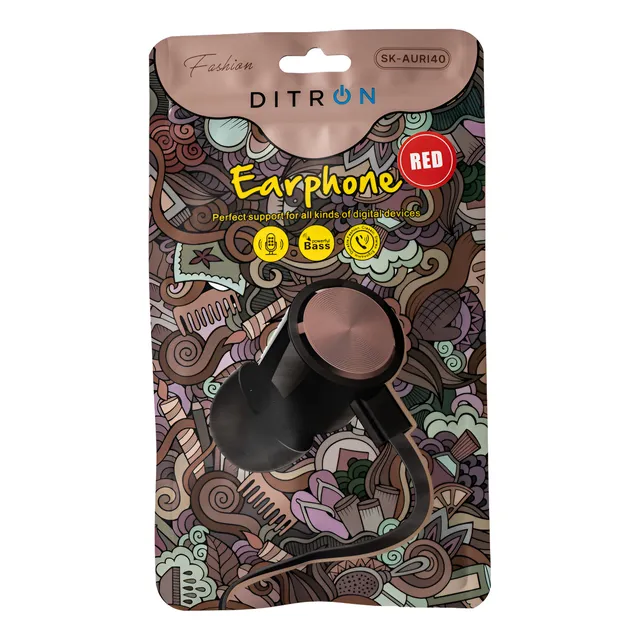 Auriculares In-ear Fashion Bass Earphone Manos Libres Ditron