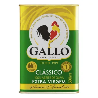 Azeite De Oliva Extra Virgem PortuguĂȘs Gallo Lata 500ml Azeite De Oliva Extra Virgem PortuguĂȘs Gallo Lata 500ml