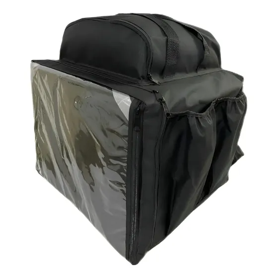 Bag De Entregador 45litros Mochila Sem Caixa De Isopor Cor Preto Desenho do tecido Liso