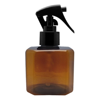 15 Frascos 200ml Pet Cubo Âmbar Spray Mini Gatilho 15 Frascos 200ml Pet Cubo Âmbar Spray Mini Gatilho