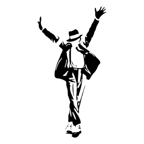 Sticker Calcomania Michael Jackson Varios Colores