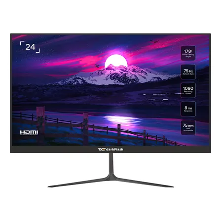 Monitor Darkflash G24e Ultra Slim Fhd 24 Ips 75hz Hdmi/vga