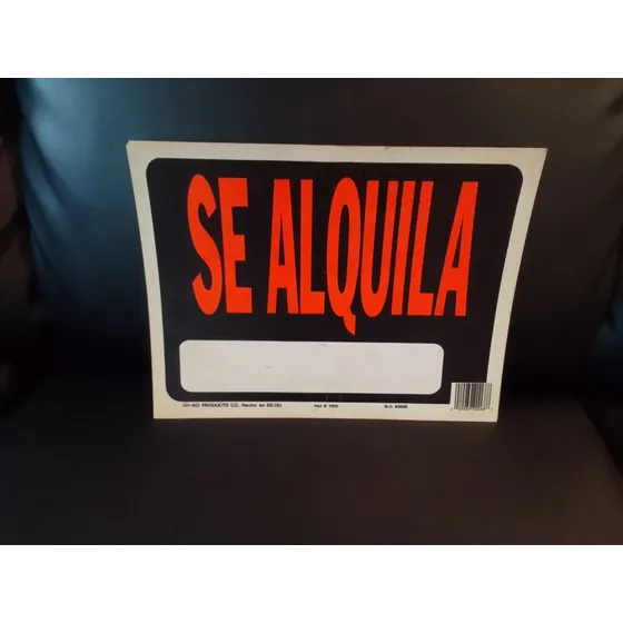 Letrero Se Alquila 2x 15$ 