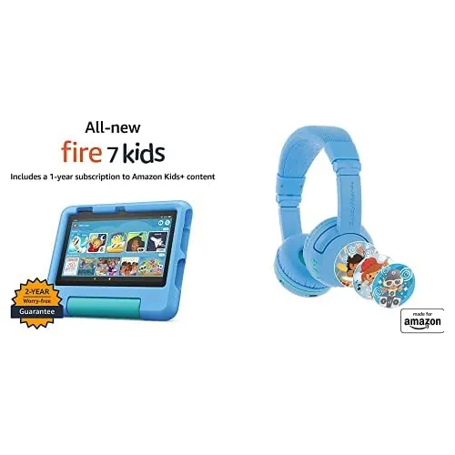 Tableta Para Niño Fire 7 Incluye Una Azul Hecha Tiempo Juego
