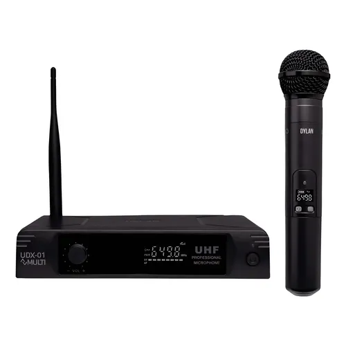 Microfone Sem Fio Shure QLXD-24/Beta-58 de Mão Condensador Preto
