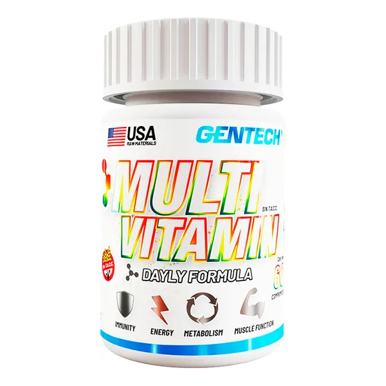 Multivitamin Daily Formula 60c Gentech Vitaminas Minerales
