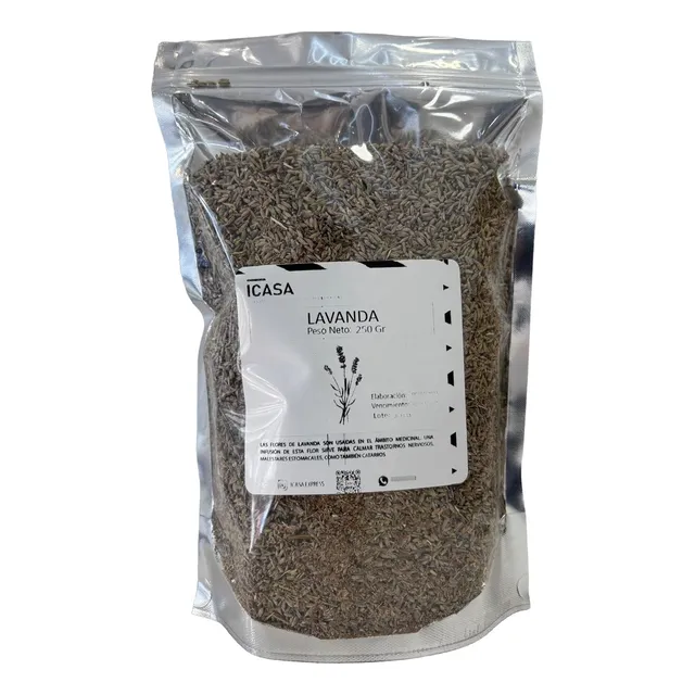 Lavanda Hojas Y Flores Secas 250g  Icasa